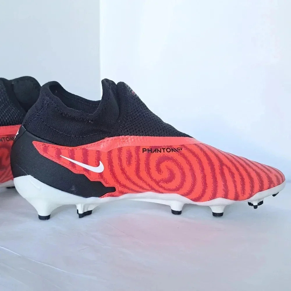 Nike Phantom GX Pro Firm Ground Soccer Cleats Bright Crimson/Black Size 5.5/23cm - Picture 6 of 8